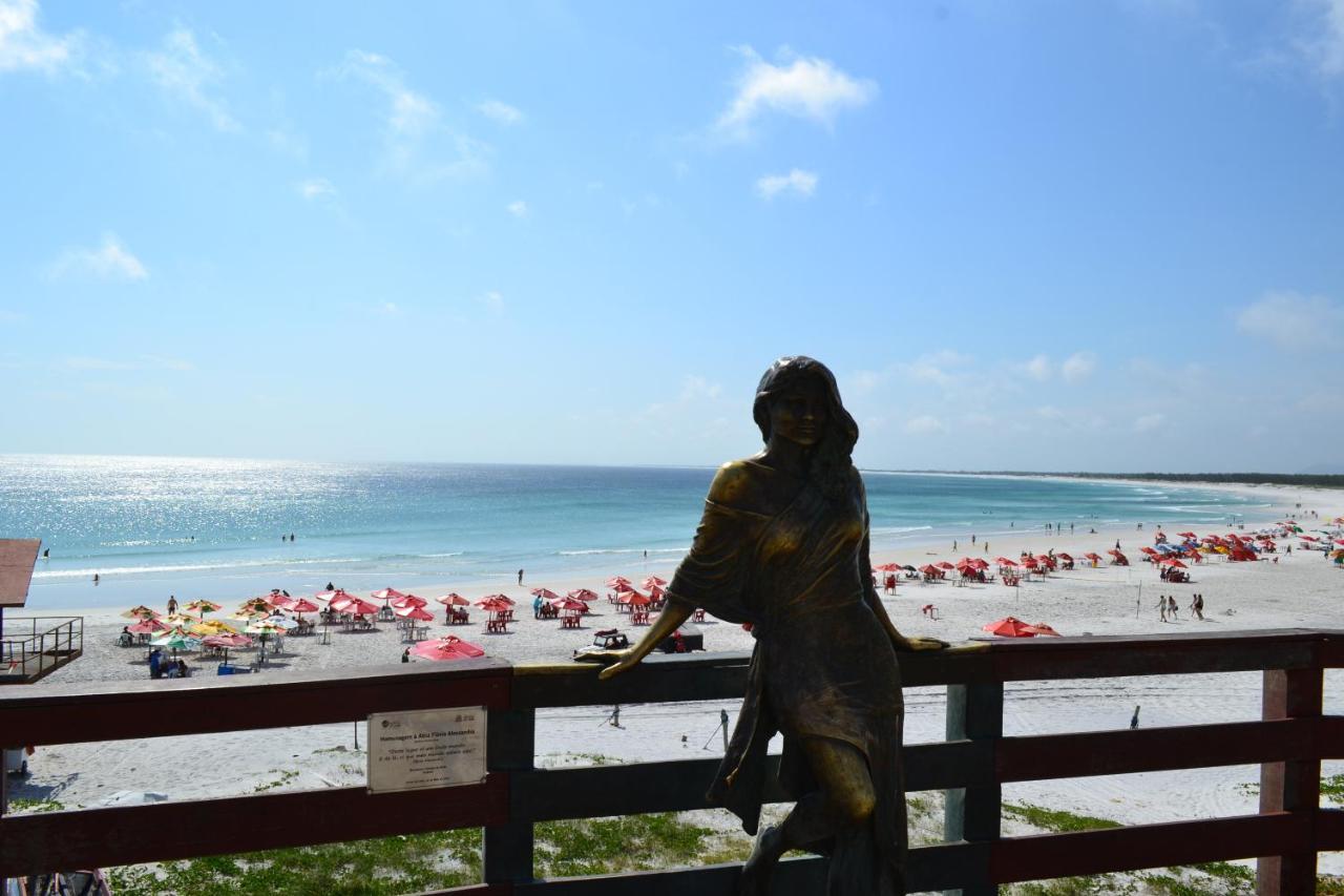 Apto Na Orla Da Praia Grande Com Piscina E Garagem Арраял-ду-Кабу Экстерьер фото
